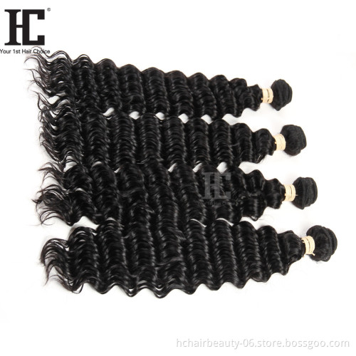 Hot Products Raw Cuticle Aligned Virgin Hair Wave Bundles Deep Wave Indian Hair